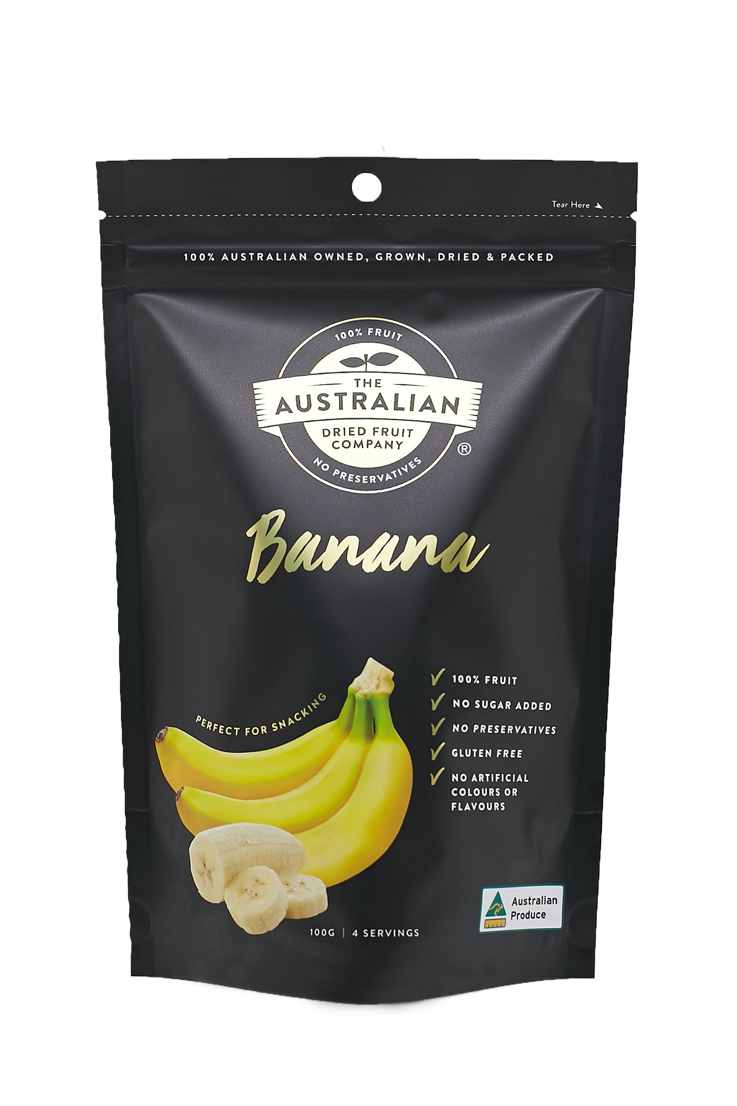 100% Australian Made Dried Banana Pieces (4764244705329)